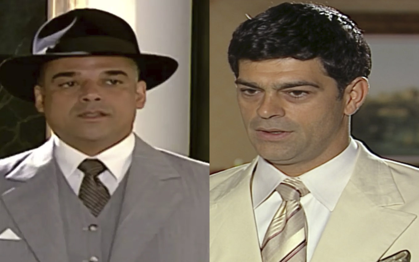 Eduardo (Ângelo Antônio) e Rafael (Eduardo Moscovis) em Alma Gêmea