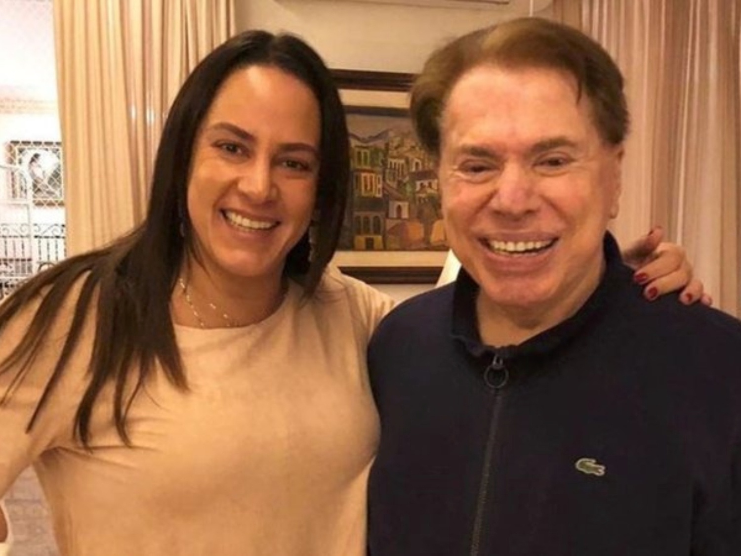 Silvia Abravanel e Silvio Santos