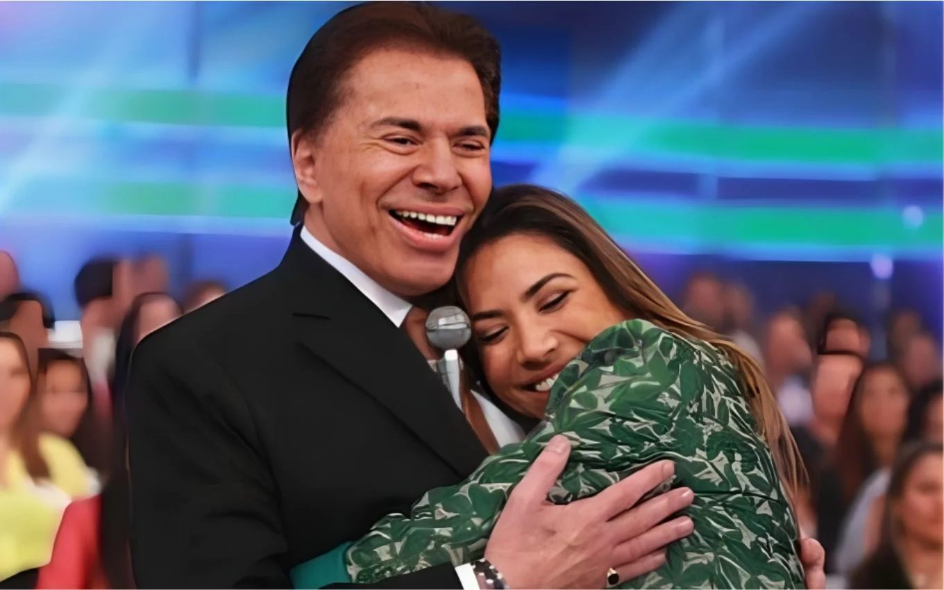 Silvio Santos e Patrícia Abravanel 