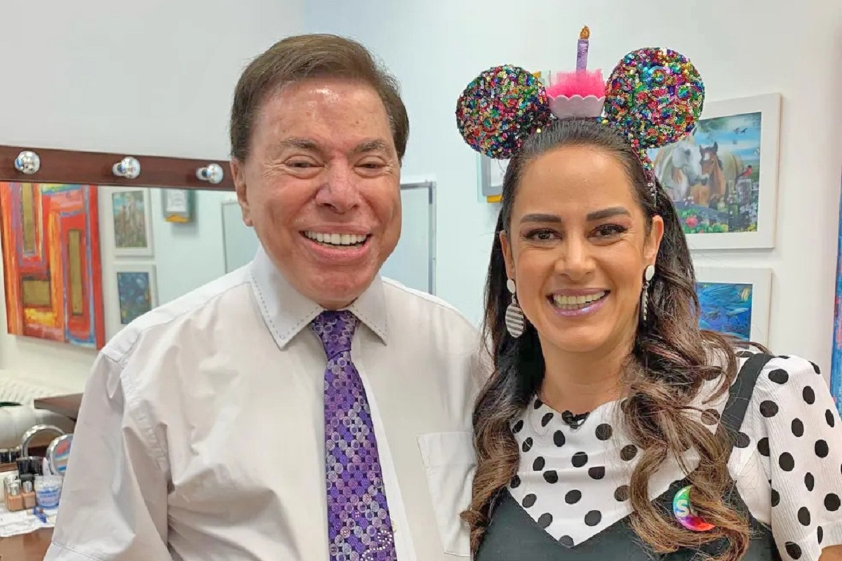 Silvio Santos e Silvia Abravanel