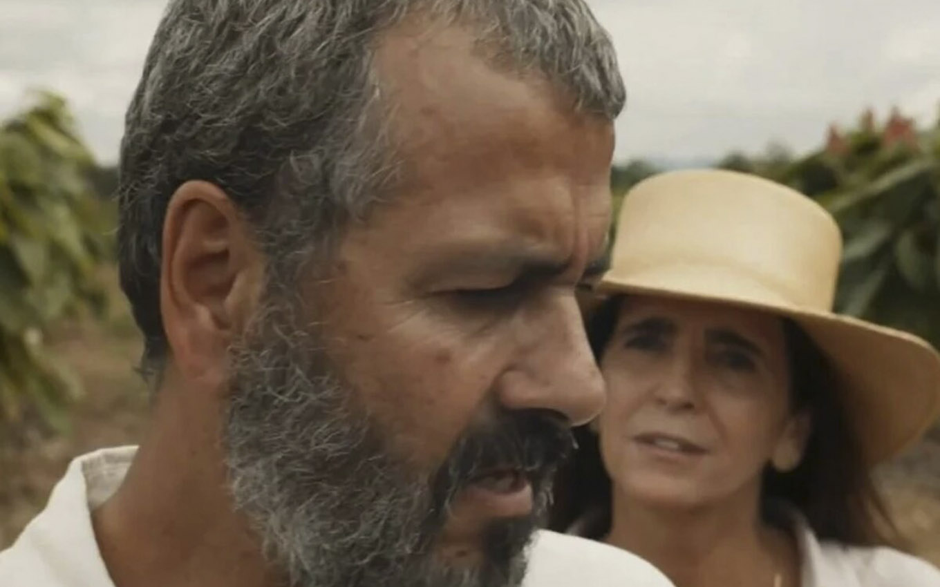 Aurora (Malu Mader) e José Inocêncio (Marcos Palmeira) em Renascer