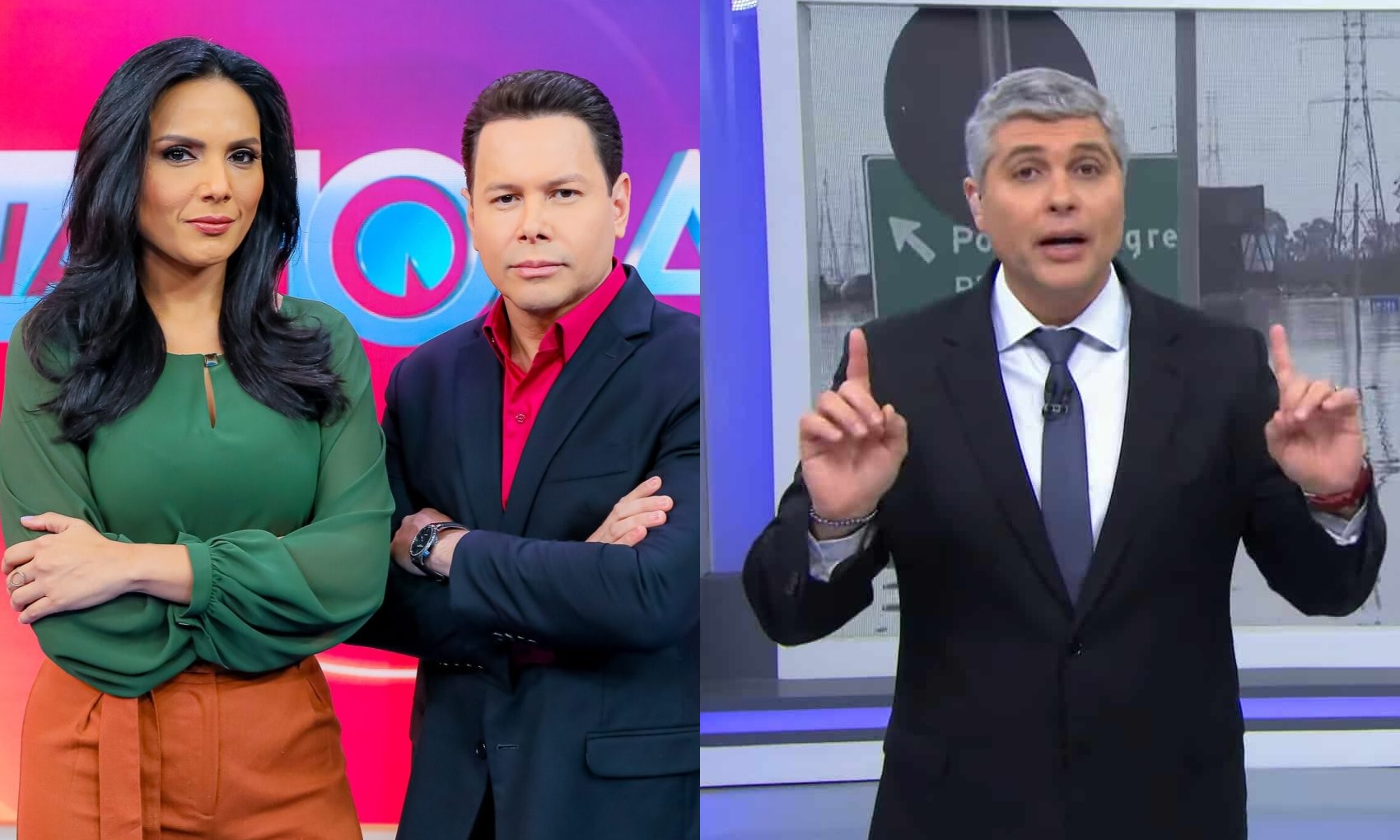 Tá na Hora x Brasil Urgente: SBT e Band travam disputa acirrada pelo 3º lugar