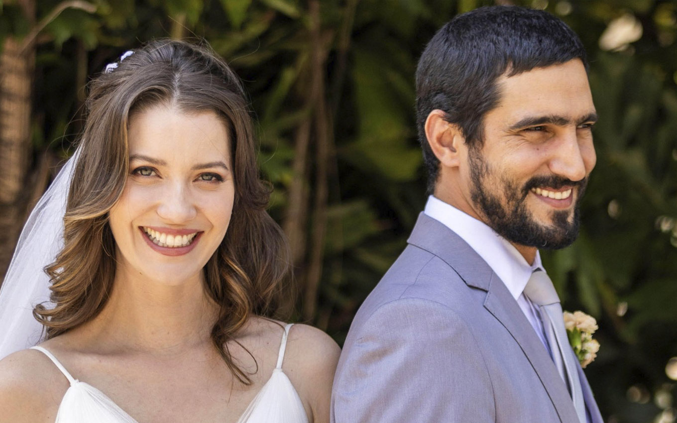 Vênus (Nathalia Dill) e Tom (Renato Góes) em Família é Tudo