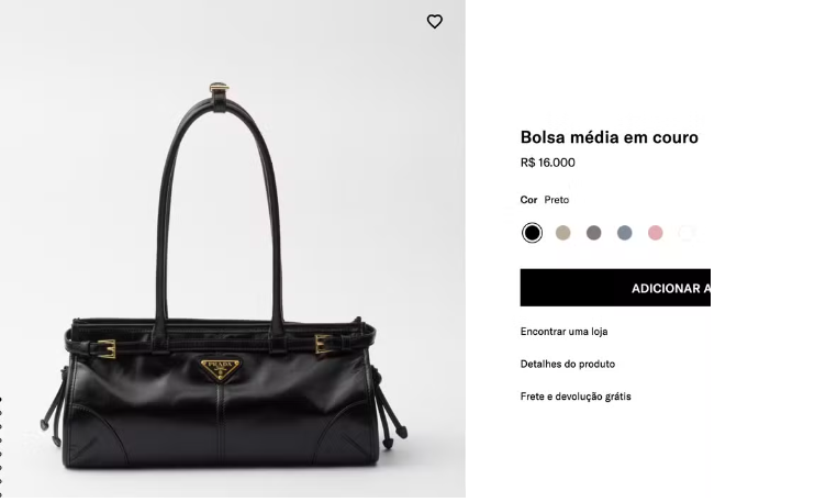 Bolsa do modelo usado por Paolla Oliveira