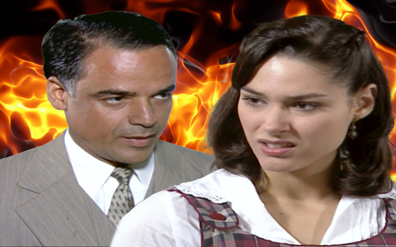 Eduardo (Ângelo Antônio) e Dalila (Fernanda Machado) em Alma Gêmea