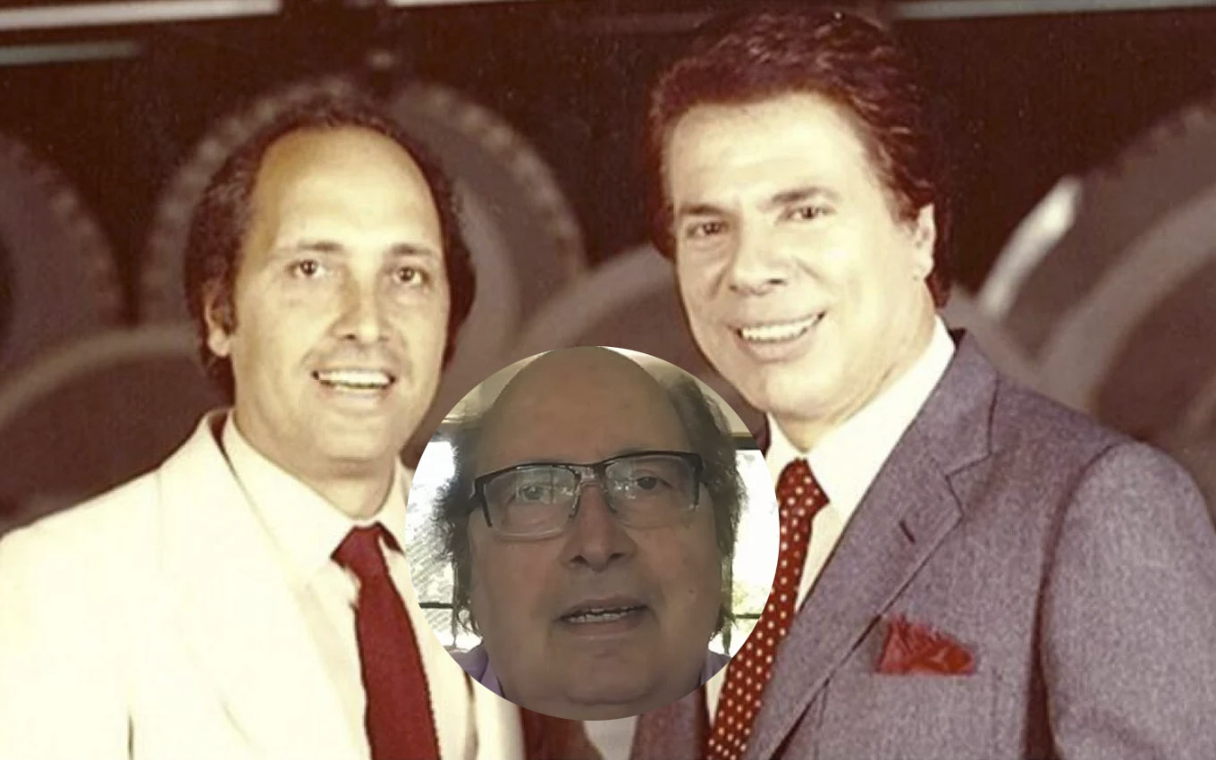 Luciano Callegari e Silvio Santos