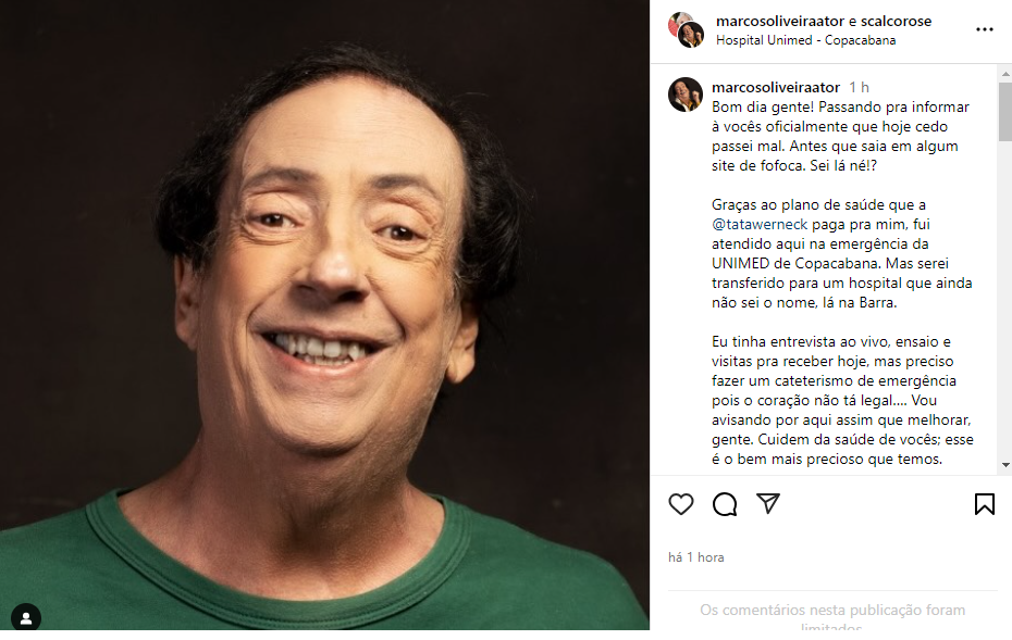 Post de Marcos Oliveira 