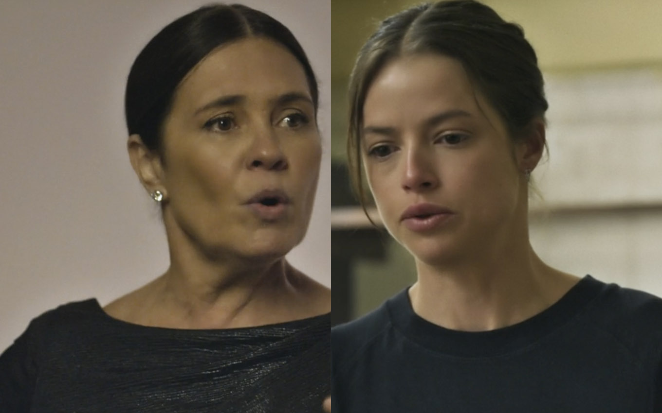 Mércia (Adriana Esteves) e Luma (Agatha Moreira) em Mania de Você