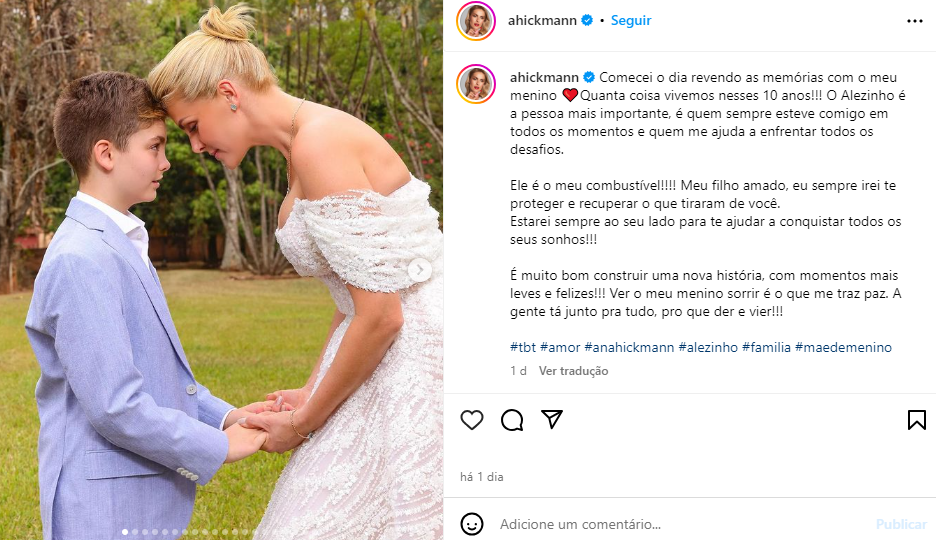 Ana Hickmann e Alezinho