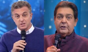 Luciano Huck presta homenagem especial a Faustão no Domingão
