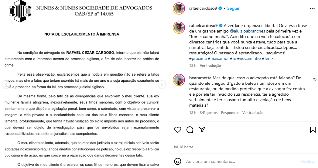 Post de Rafael Cardoso