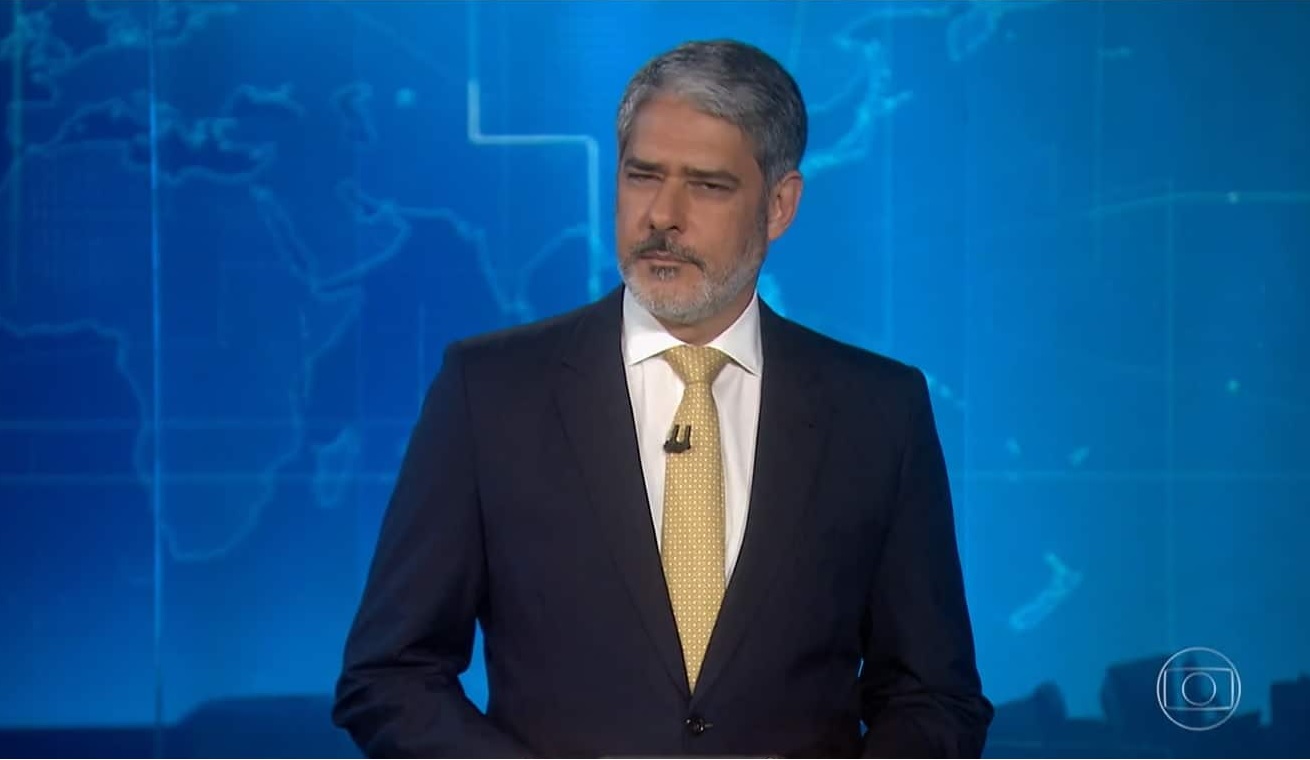 William Bonner no Jornal Nacional