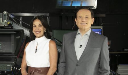 Audiência da TV: Record tem domingo espetacular com Roberto Cabrini e Carolina Ferraz