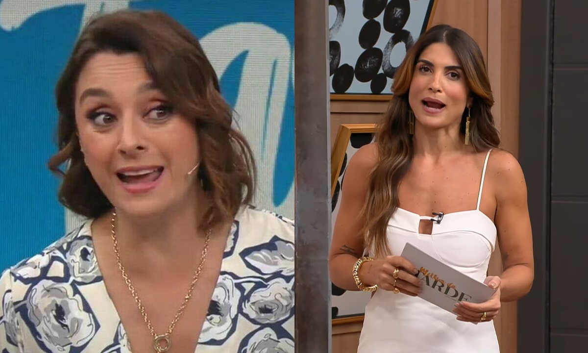 Catia Fonseca e Pâmela Lucciola no Melhor da Tarde