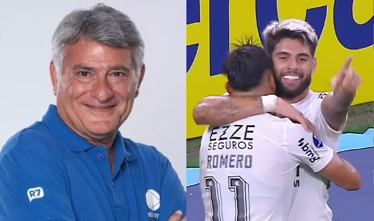 Cleber Machado transmite jogo do Corinthians