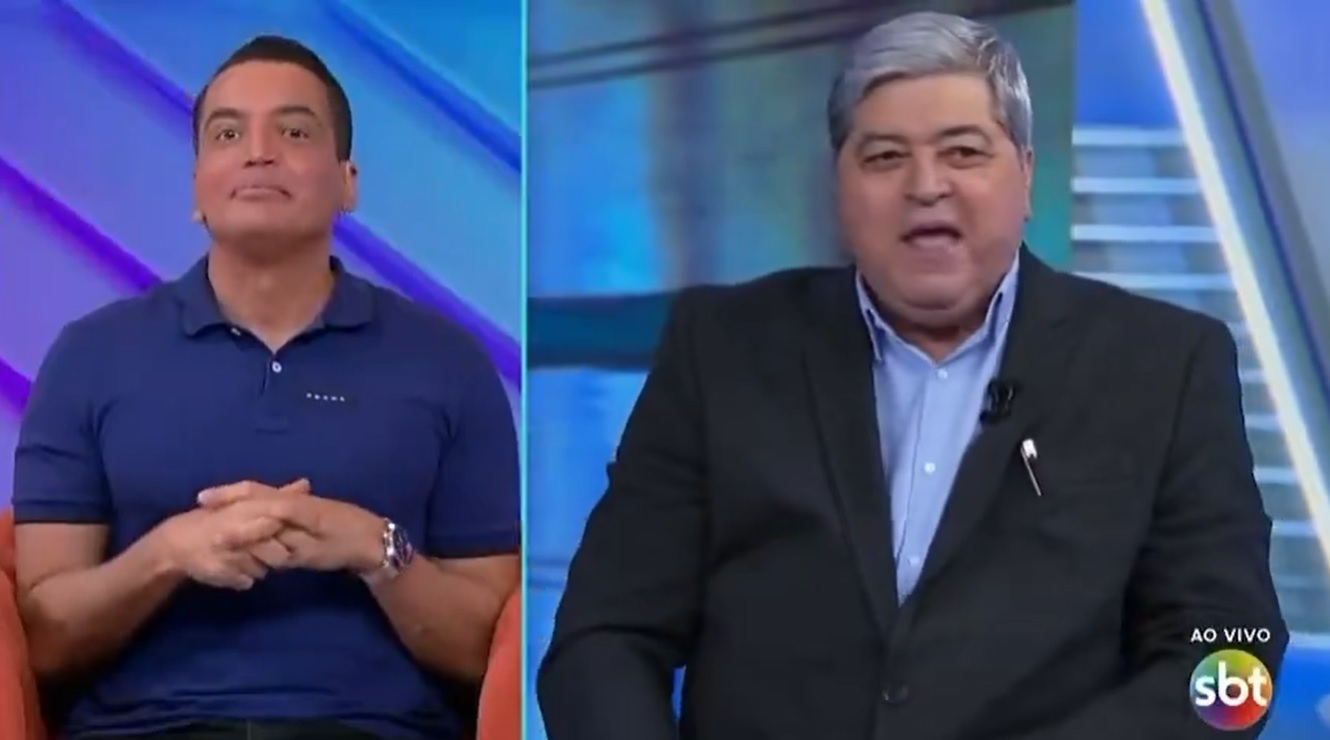Datena desabafa ao vivo no SBT