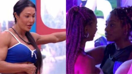 BBB 2025: Novo casal? Gracyanne expõe beijo de Aline e Thamiris e causa climão: “Não gostou”