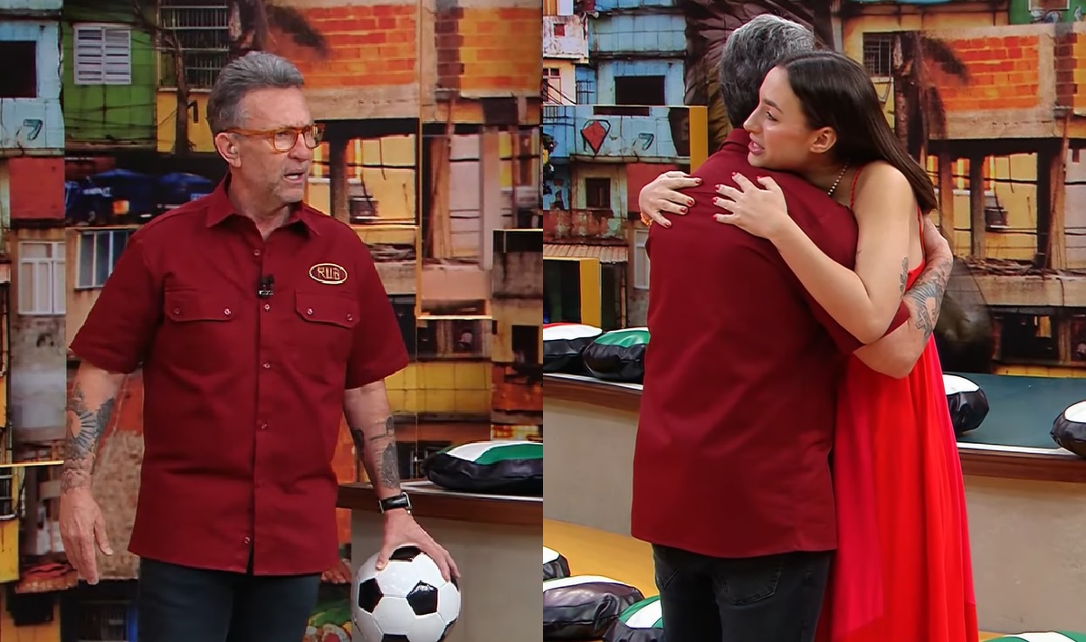 Craque Neto se emociona com a filha em Os Donos da Bola