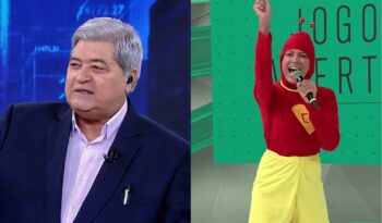 Datena em novo cenário mantém o SBT em 3º lugar; Jogo Aberto dispara na Band: Ibope da TV