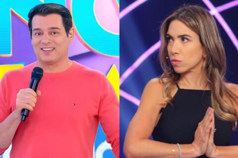 Patricia Abravanel e Celso Portiolli superam a Record e crava o 2º lugar em abril: Ibope da TV