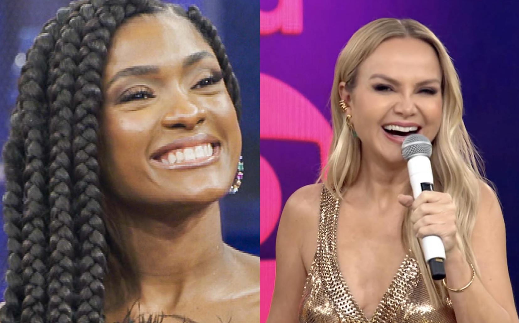Erika Januza e Eliana no Saia Justa