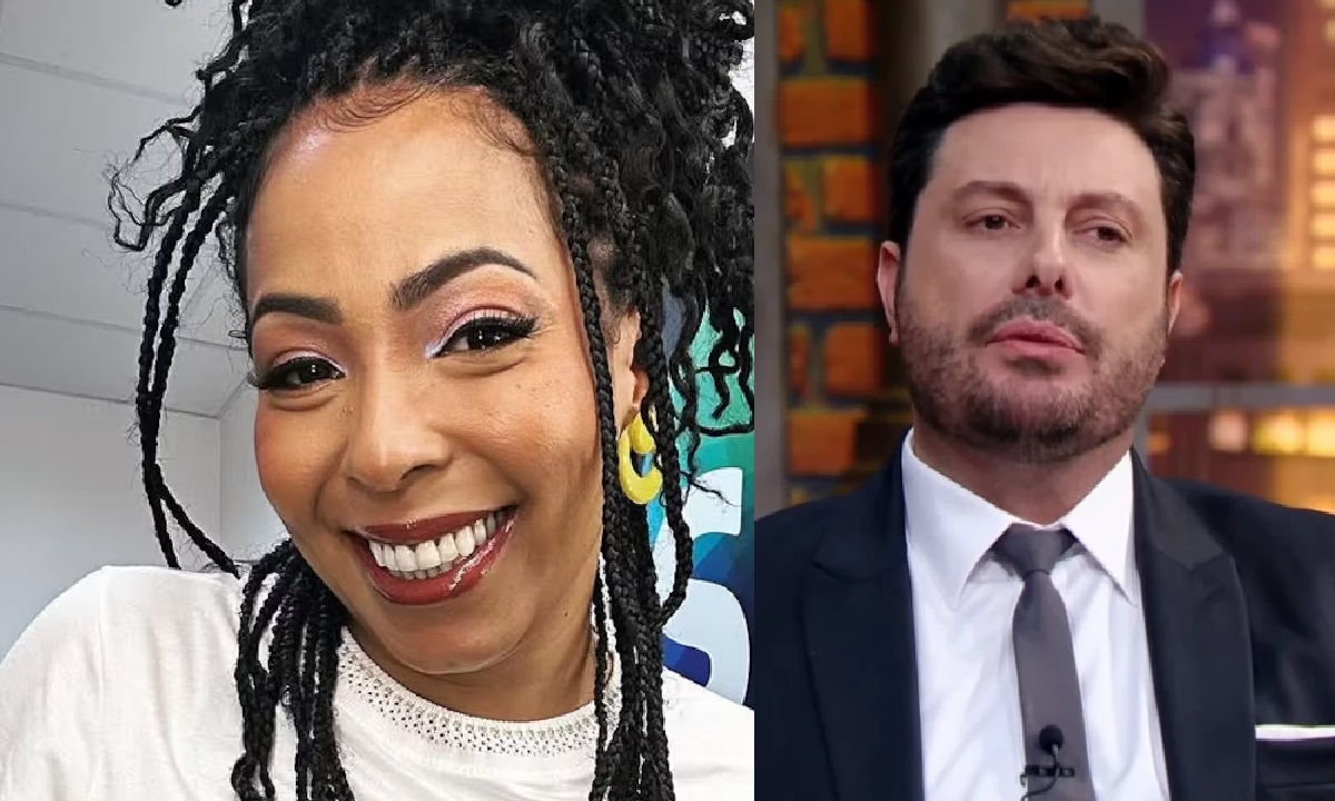 Juliana Oliveira e Danilo Gentili