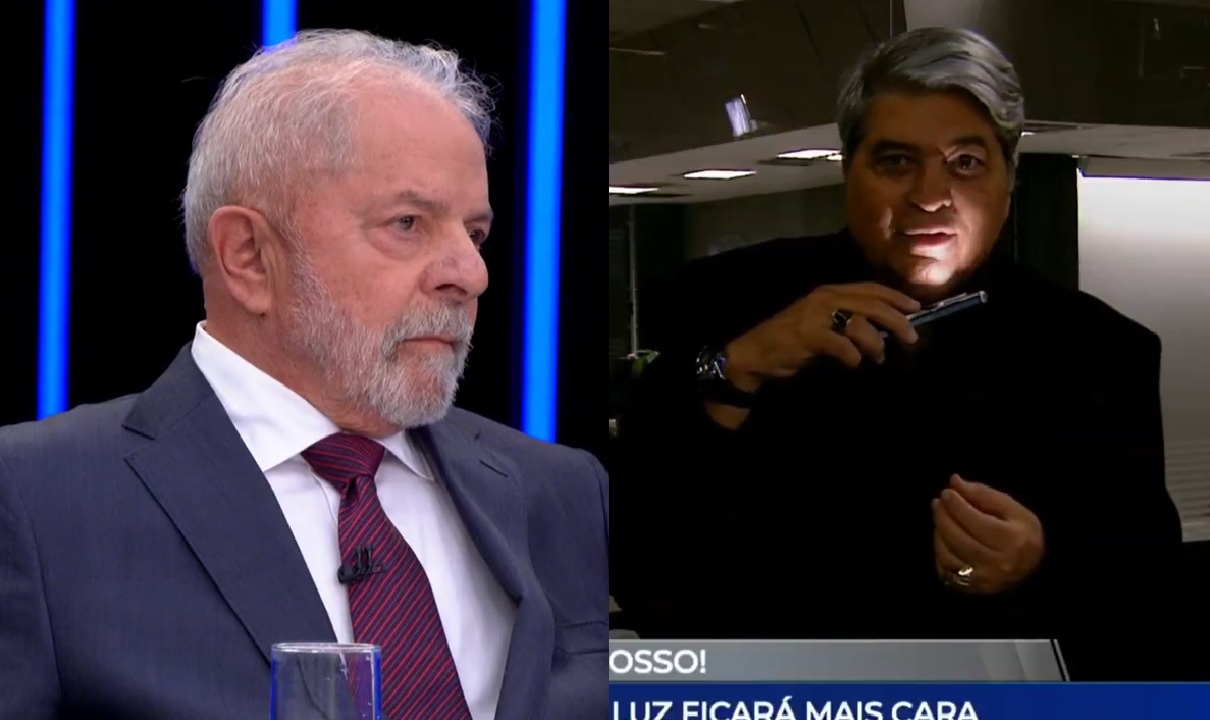 Datena cutuca Lula no SBT