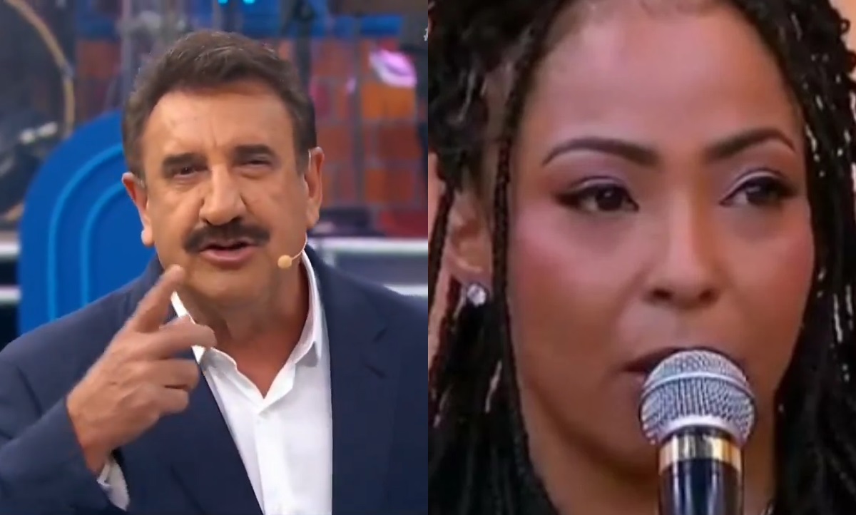 Ratinho e Juliana do The Noite
