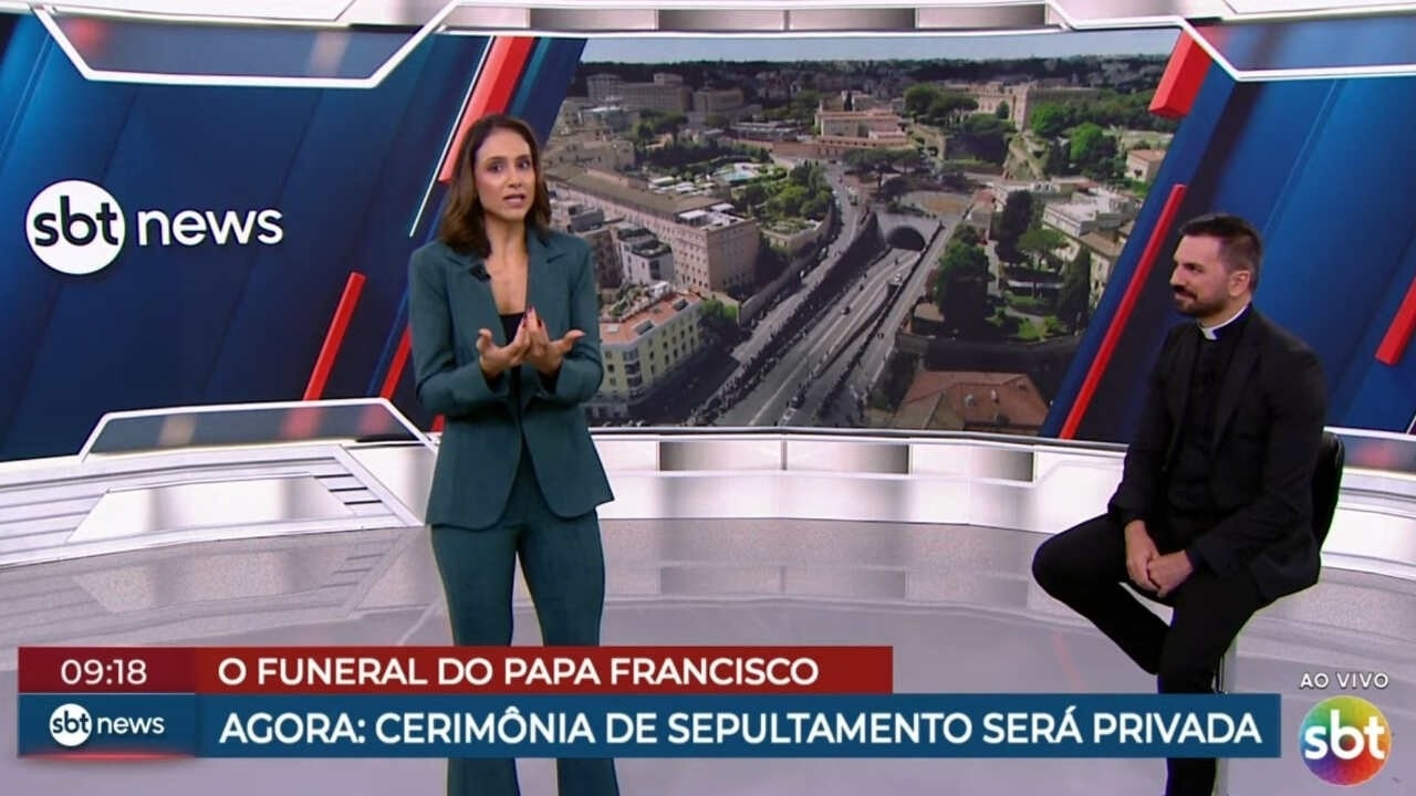 SBT transmite funeral do Papa Francisco