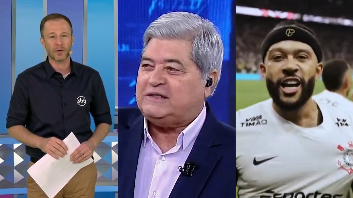 Tiago Leifert, Datena e Corinthians