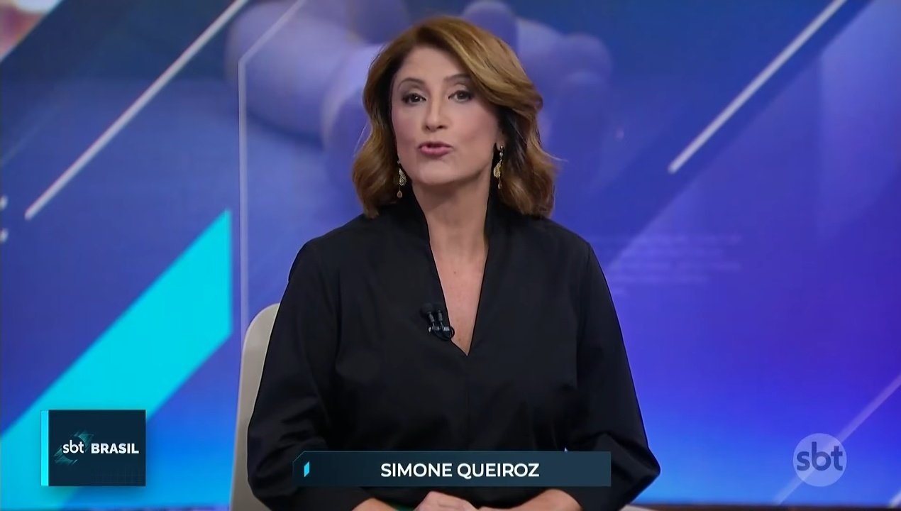 Simone Queiroz no SBT Brasil