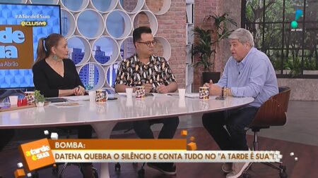 Ao vivo na RedeTV!, Datena envolve Sonia Abrão em pedido inusitado