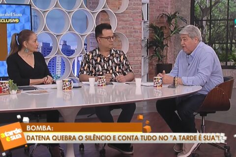 Ao vivo na RedeTV!, Datena envolve Sonia Abrão em pedido inusitado