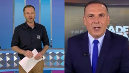 Champions League dispara no SBT e faz Tiago Leifert vencer Reinaldo Gottino: Ibope da TV