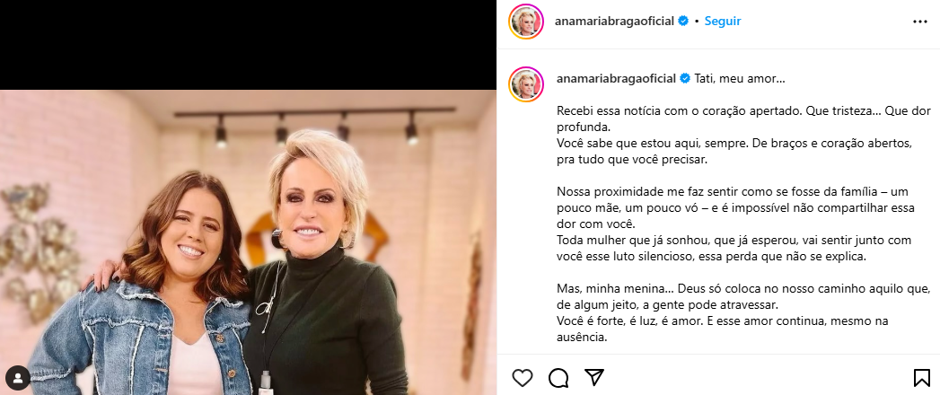 Post de Ana Maria Braga