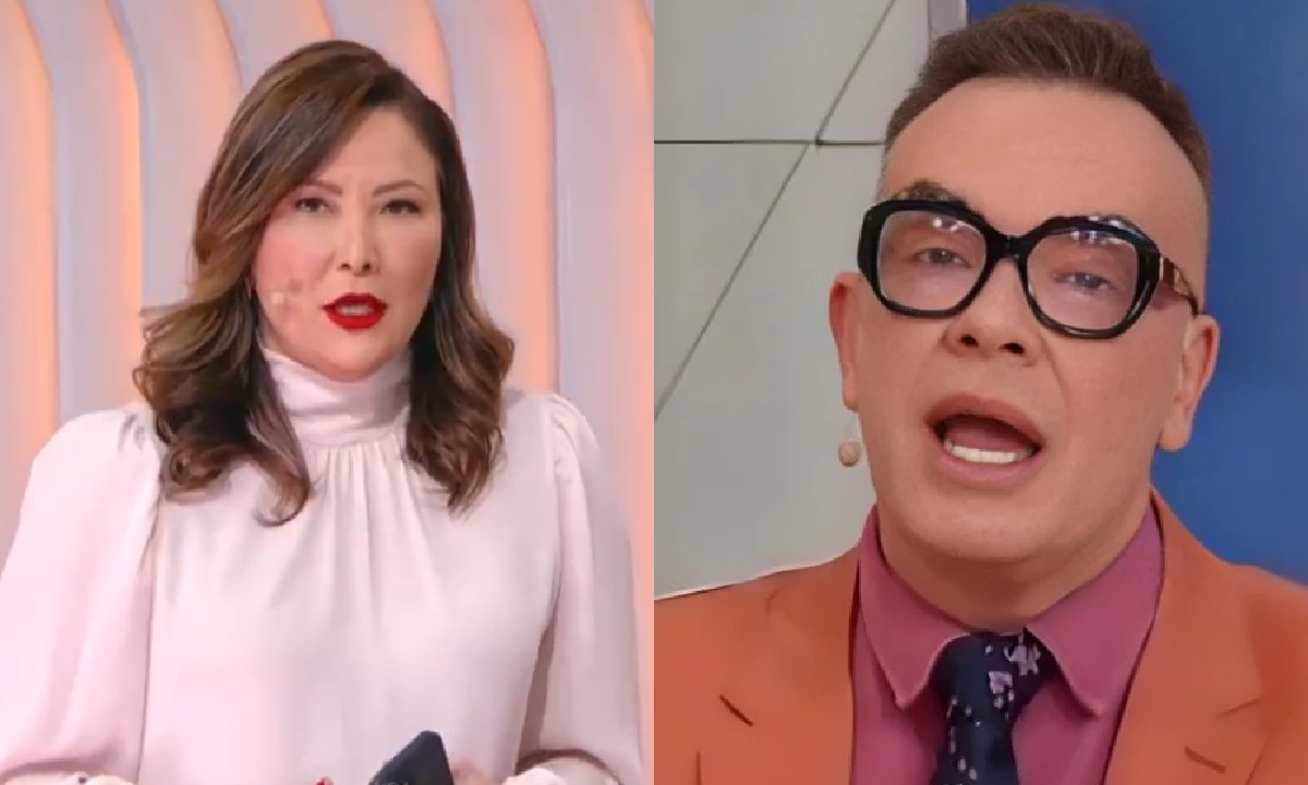 Raquel Gallinati e Felipeh Campos brigam no Alô Você