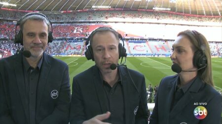Tiago Leifert narra PSG x Inter e alcança a liderança com a final da Champions no SBT: Ibope da TV
