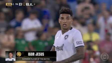 Vitória do Botafogo no Mundial de Clubes faz Globo decolar no fim de noite: Ibope da TV