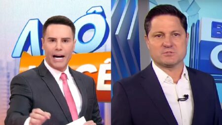 Ao vivo no SBT, Luiz Bacci declara guerra contra a Record na briga por audiência