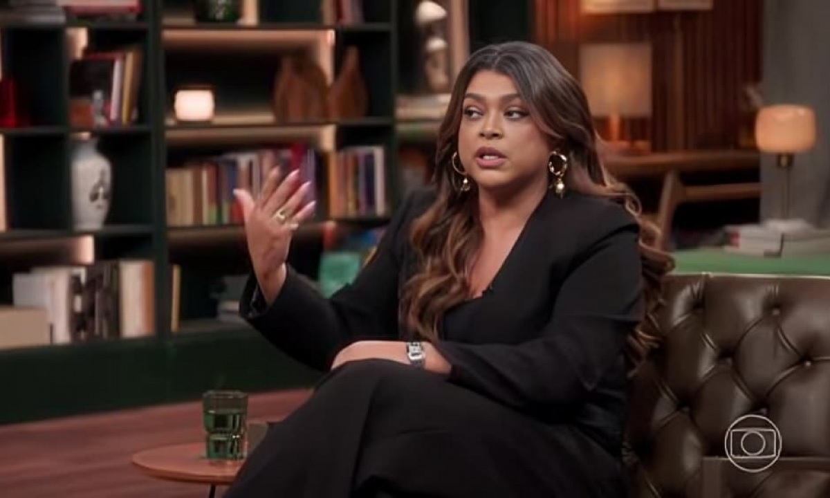 Preta Gil trabalha na Globo