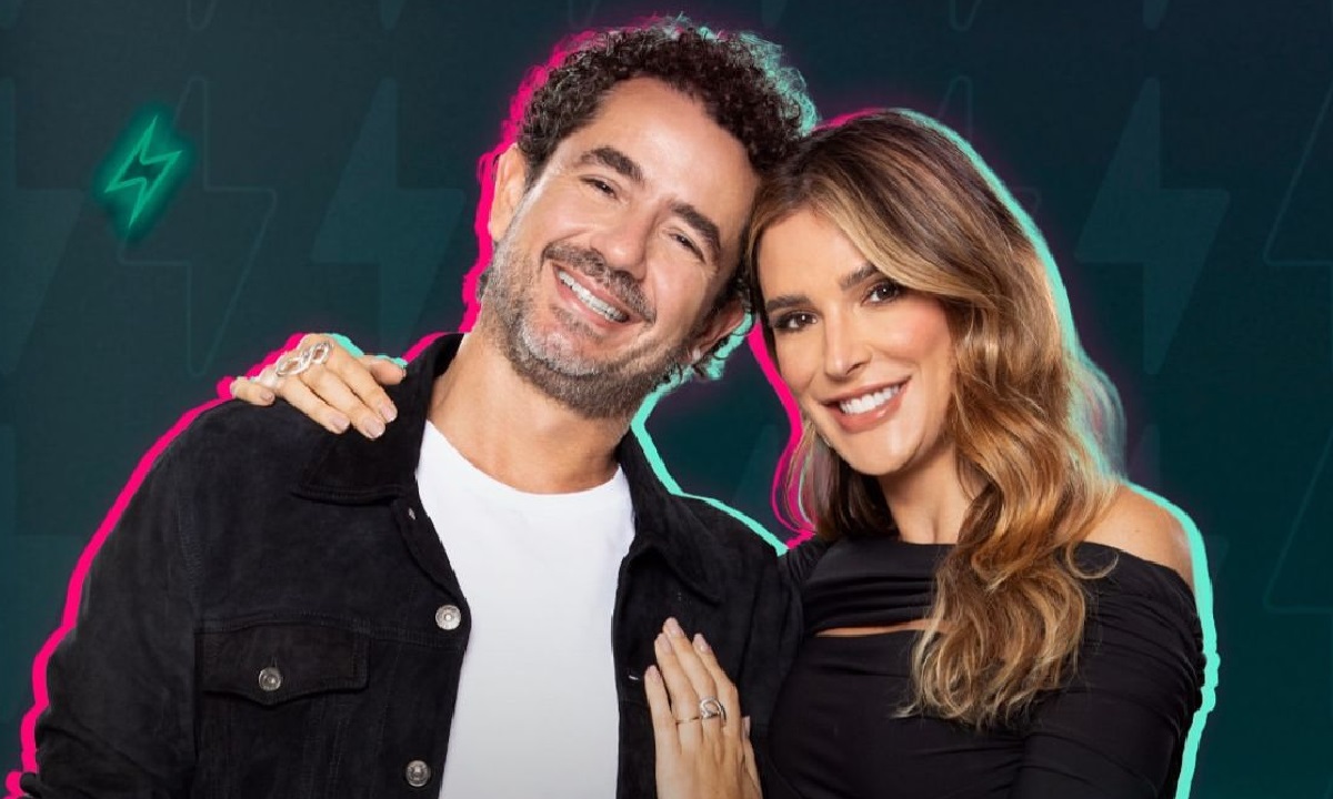Felipe Andreoli e Rafa Brites na Record