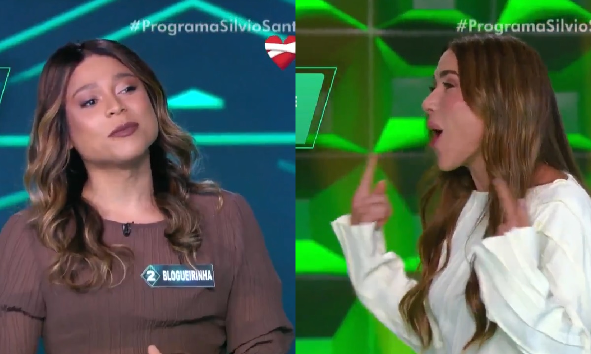 Blogueirinha e Patricia Abravanel no Show do Milhão