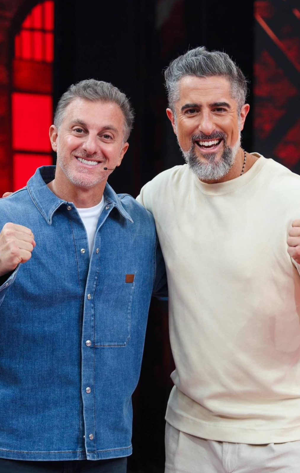 Luciano Huck e Marcos Mion