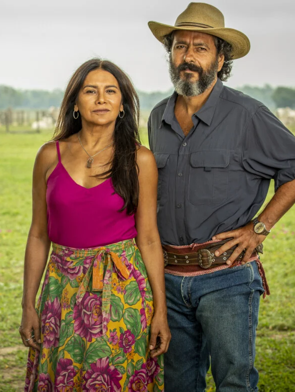 Dira Paes e Marcos Palmeira 