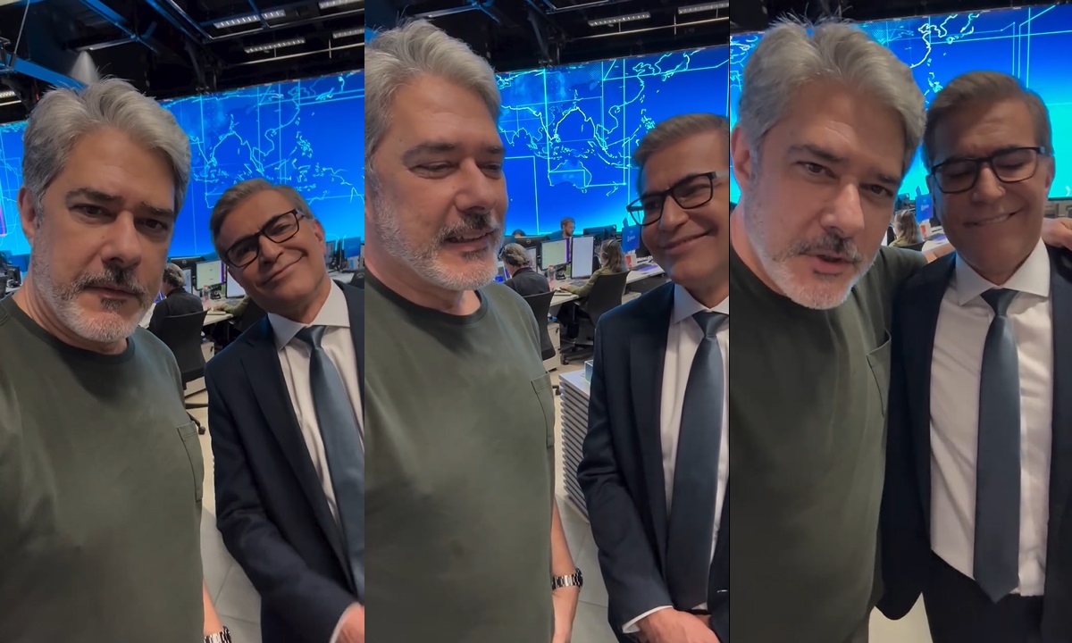 William Bonner e Hélter Duarte