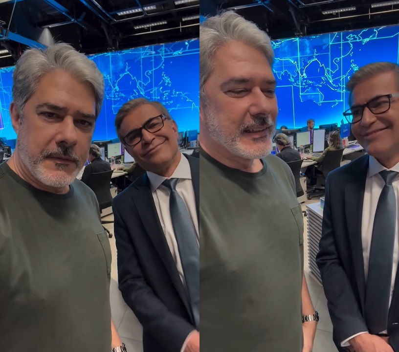William Bonner e Hélter Duarte