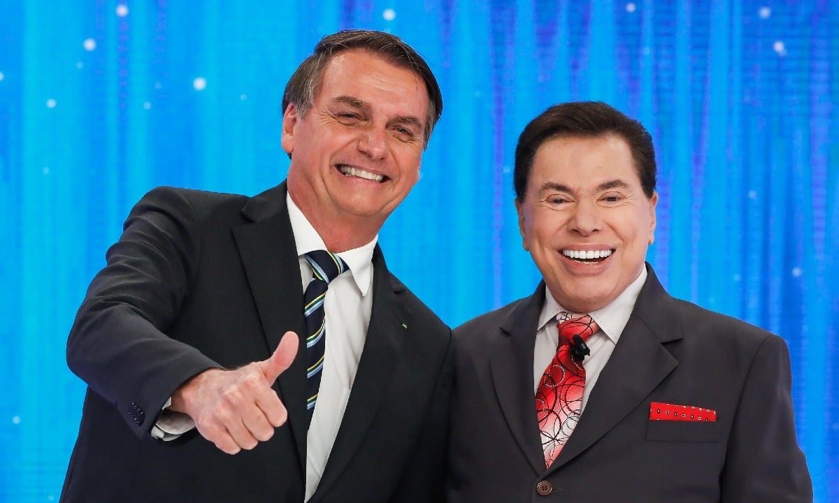 Bolsonaro e Silvio Santos