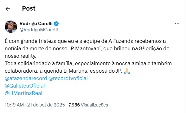 Rodrigo Carelli e JP Mantovani