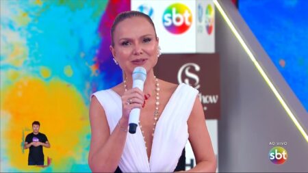 Eliana não esconde as lágrimas ao retornar ao SBT para o Teleton 2025