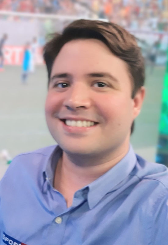 Bruno Fonseca no SporTV (Imagem: Reprodução / Instagram)